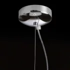 Selene Kluvì lámpara de techo de vidrio soplado Ø19 H 27 / 150cm Viadurini