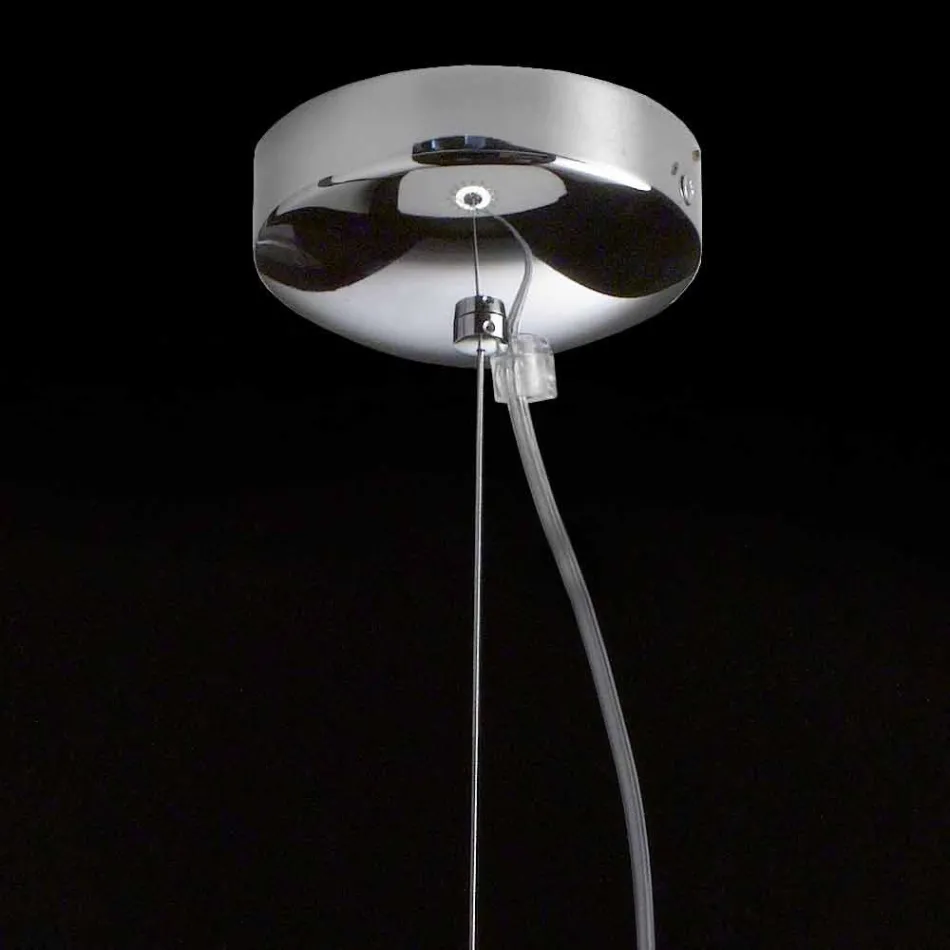 Selene Kluvì lámpara de techo de vidrio soplado Ø19 H 27 / 150cm Viadurini