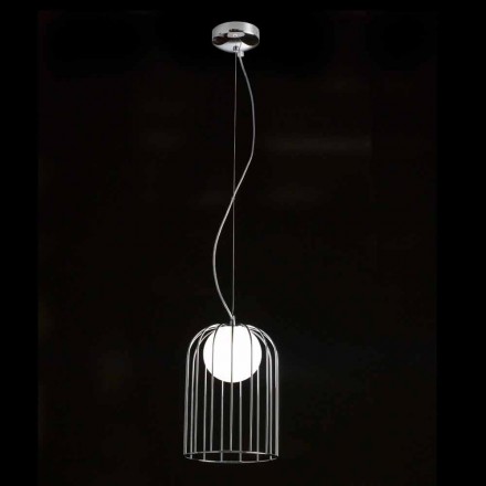 Selene Kluvì lámpara de techo de vidrio soplado Ø19 H 27 / 150cm Viadurini