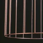 Selene Kluvì lámpara de techo de vidrio soplado Ø54 H 70 / 200cm Viadurini