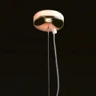 Selene Kluvì lámpara de techo de vidrio soplado Ø54 H 70 / 200cm Viadurini