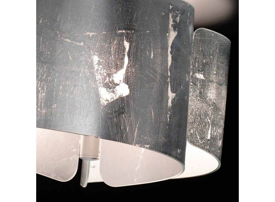 Selene Papiro cristal de la lámpara de techo fabricado en Italia Ø46 H28cm Viadurini