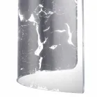 Selene Papiro moderna lámpara colgante de cristal Ø15 H 125cm Viadurini