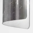 Selene Papiro cristal de la lámpara de techo Ø15 H30cm, fabricado en Italia Viadurini