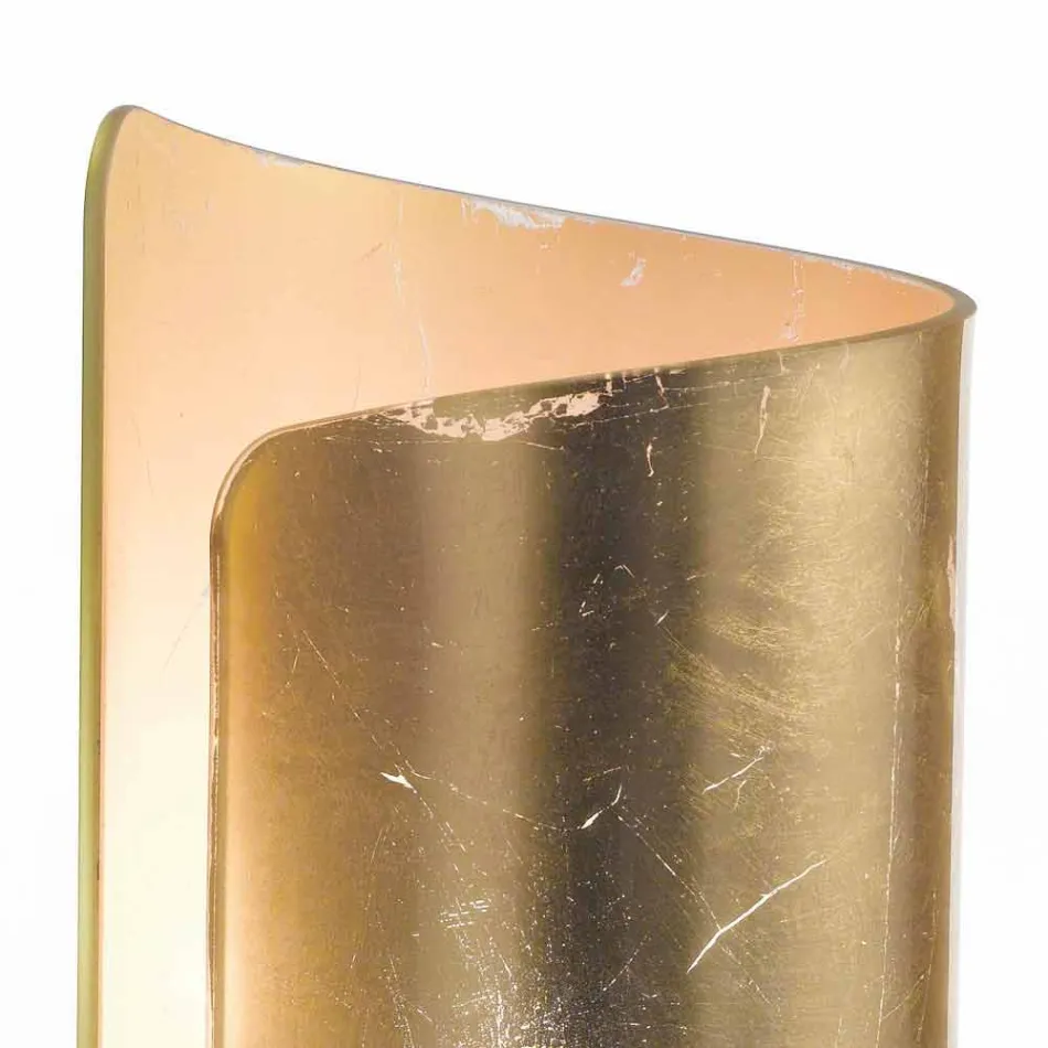 Selene Papiro cristal de la lámpara de mesa de diseño Ø15 H38cm Viadurini