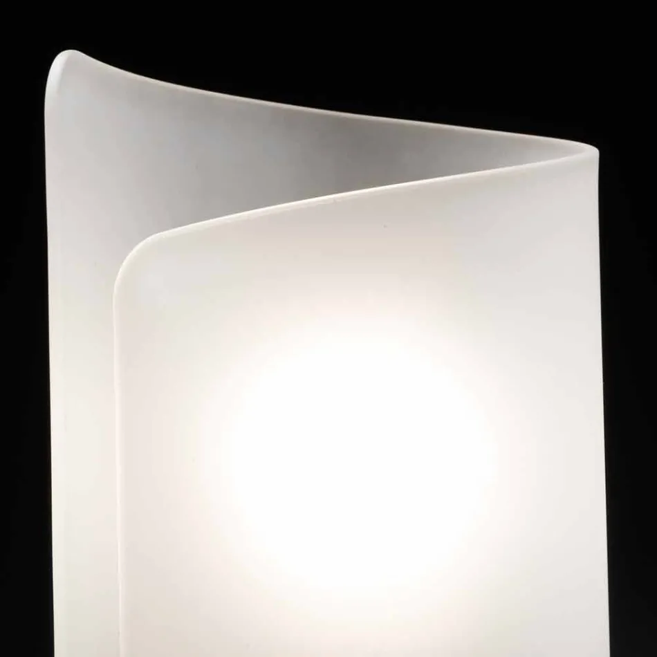 Selene Papiro de cristal lámpara de mesa hecho en Italia 15x14xH25cm Viadurini