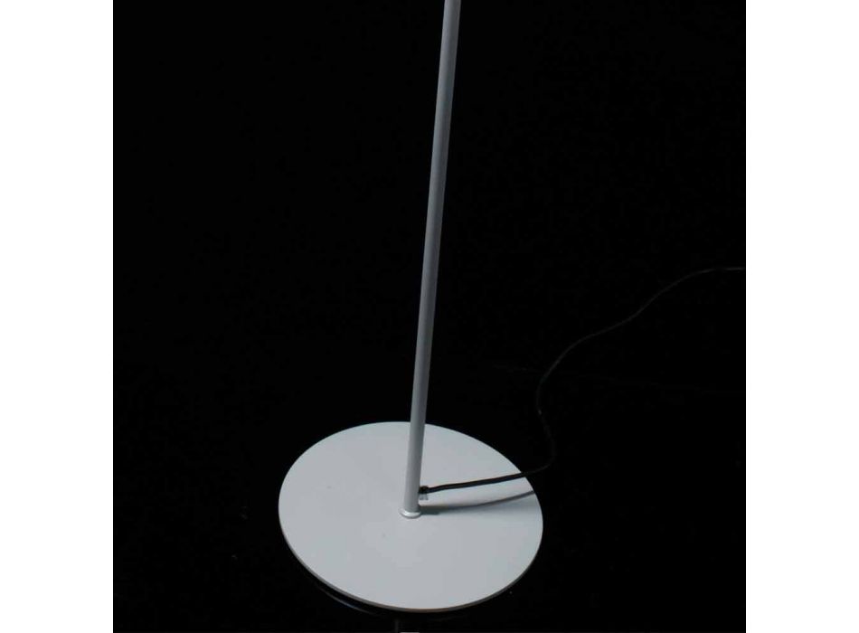 Selene Papiro lámpara de pie de diseño H185cm cristal Ø26 Viadurini