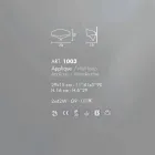 lámpara de pared moderna Selene hecho en Italia Escudo 29x15xH16 cm Viadurini