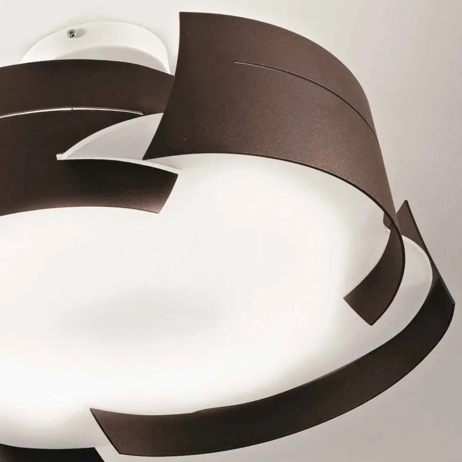 Selene Vultur diseño del techo Ø59,5 H 25 cm Made in Italy Viadurini