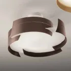 de acero del techo Selene Vultur hecho en Italia O47 H 25cm Viadurini