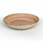 Servicio 12 Placas Rectangulares y Redondas de Diseño Moderno en Gres - Simba Viadurini