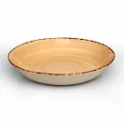 Servicio 12 Placas Rectangulares y Redondas de Diseño Moderno en Gres - Simba Viadurini