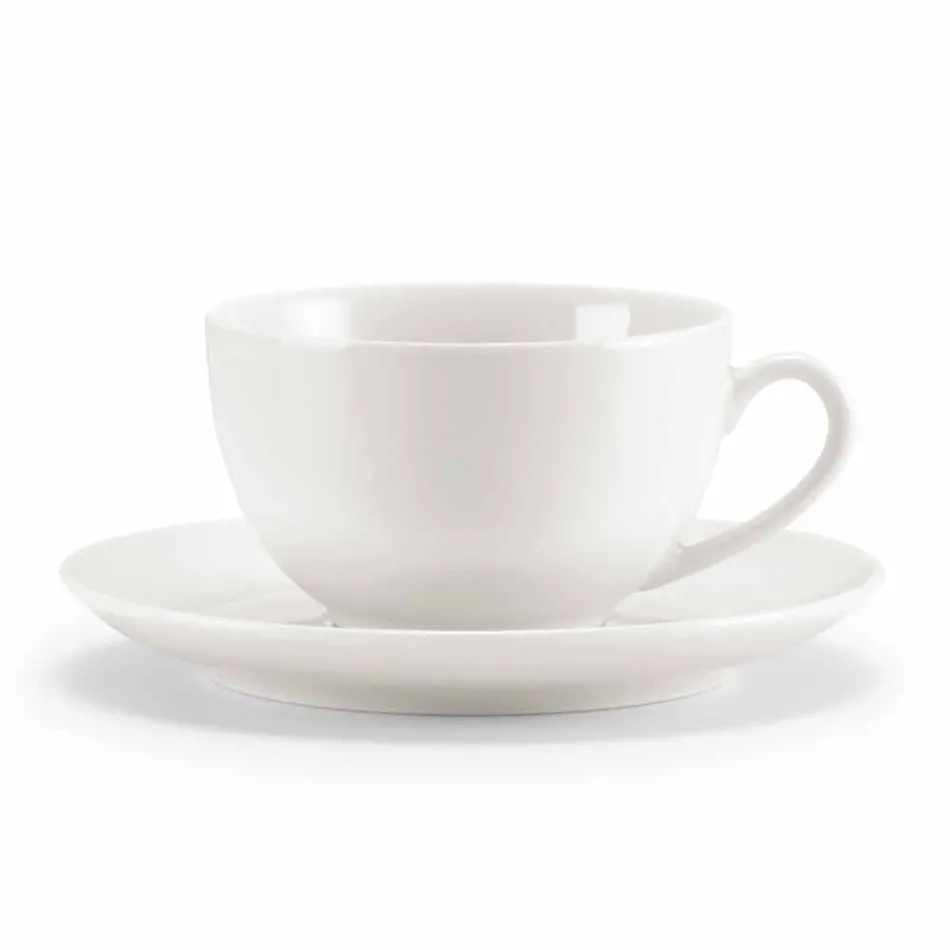 Juego de 18 tazas de té con azucarero y bandeja de porcelana - Lucerna Viadurini