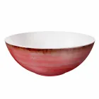 Servicio 6 Cuencos para Helados y 2 Cuencos en Porcelana Coloreada - Rurolo Viadurini