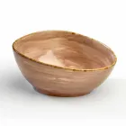 Juego de 8 placas de diseño rectangular moderno y cuenco de gres de colores - Simba Viadurini