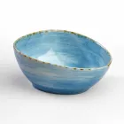 Juego de 8 placas de diseño rectangular moderno y cuenco de gres de colores - Simba Viadurini