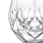 Servicio de Vasos de Licor Low Glass en Eco Crystal 12 Pzs - Bromeo Viadurini