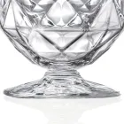 Servicio de Vasos de Licor Low Glass en Eco Crystal 12 Pzs - Bromeo Viadurini