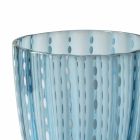 Servicio de vasos de agua de vidrio coloreado con lunares, 12 piezas - Botswana Viadurini