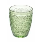 Vasos De Agua De Vidrio De Colores Decorados Servicio 12 Piezas - Stilotto Viadurini