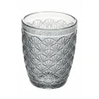 Vasos De Agua De Vidrio De Colores Decorados Servicio 12 Piezas - Stilotto Viadurini