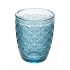 Vasos De Agua De Vidrio De Colores Decorados Servicio 12 Piezas - Stilotto Viadurini