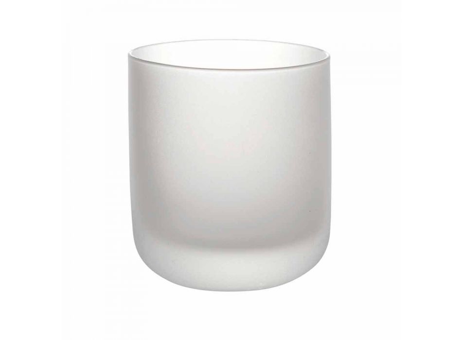 Servicio de vasos de agua de vidrio satinado, 12 piezas - Otoño Viadurini