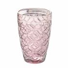 Juego de vasos de vidrio moderno en vidrio decorado 12 piezas - Mix Viadurini