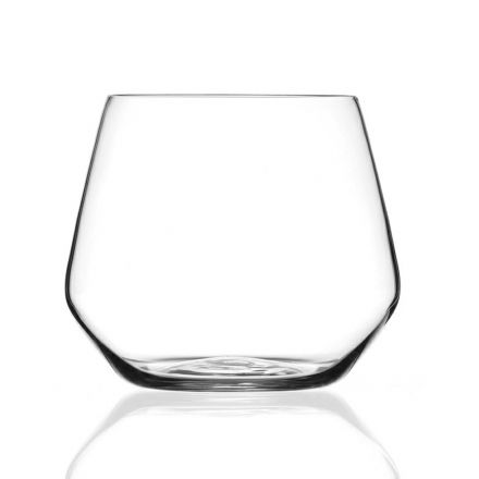 Juego de vasos de agua en Eco Crystal Minimal Design 12 Pcs - Etera Viadurini