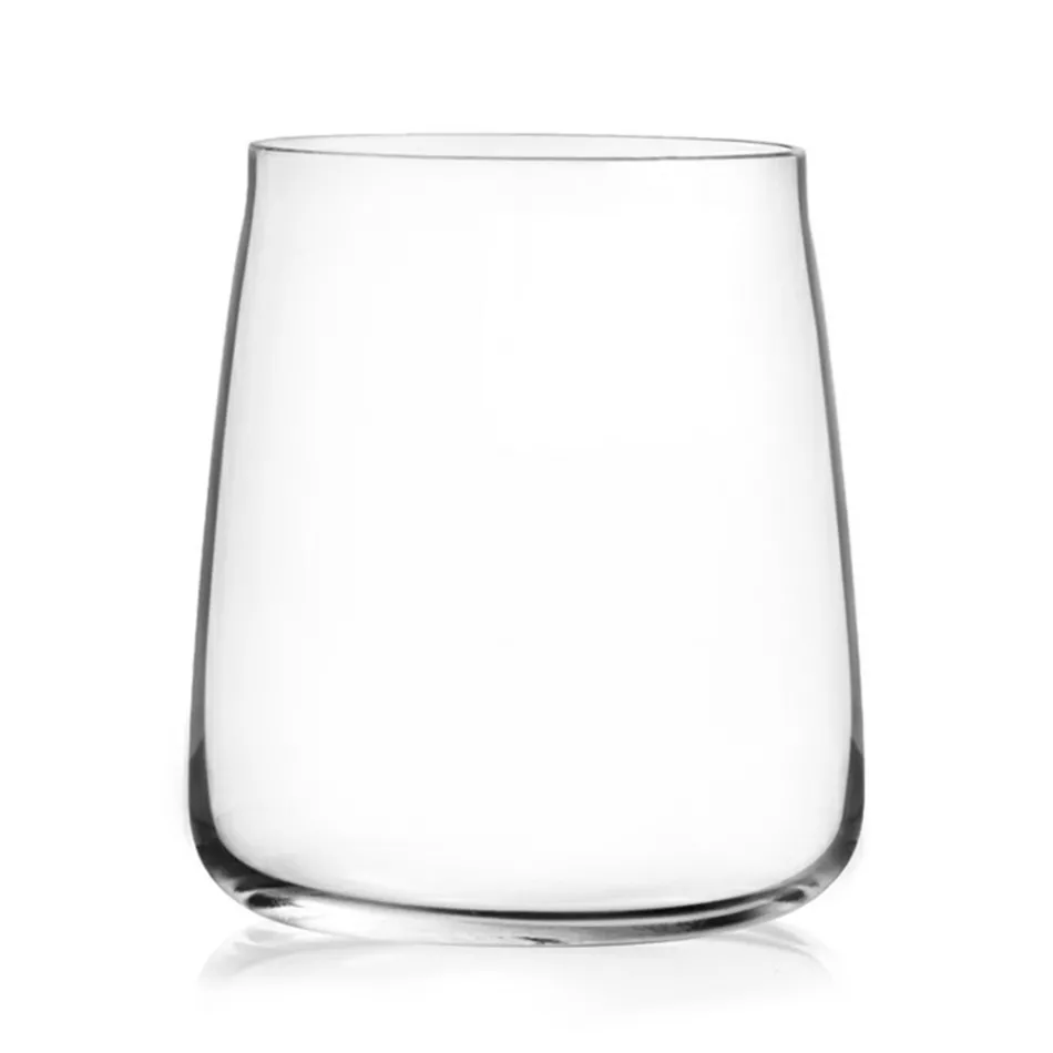 Juego de Vasos de Agua Vaso Eco Crystal Minimal 12 Pzas - Primordio Viadurini