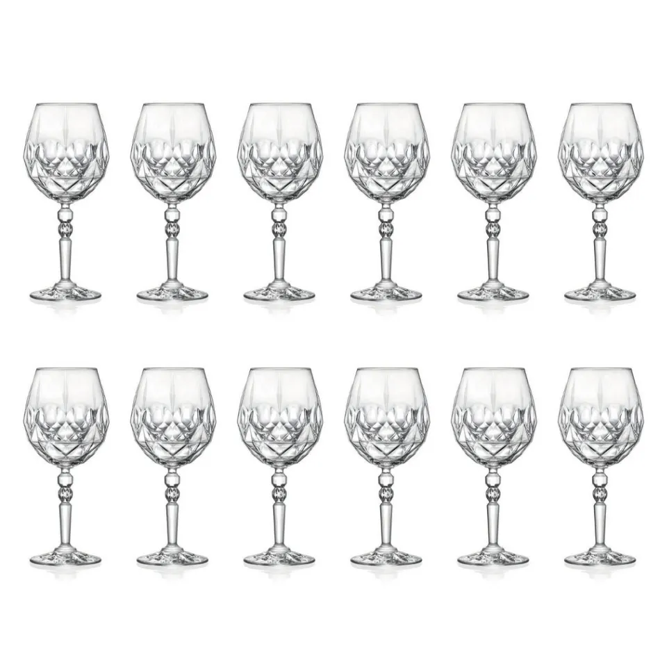 Set de Aperitivo en Cristal Ecológico Italiano 12 Piezas - Bromeo Viadurini