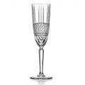Juego de copa de flauta de champán en decoración de cristal ecológico, 12 piezas - Lively