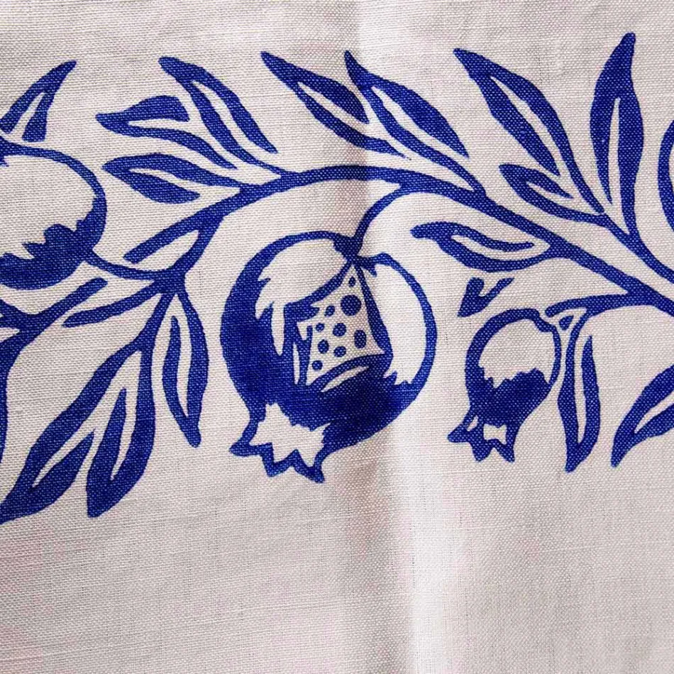 Servicio de desayuno artesanal italiano Estampado a mano en telas antiguas - Marcas Viadurini