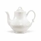 Servicio Completo de Desayuno 22 Piezas en Porcelana Blanca - Gimignano Viadurini