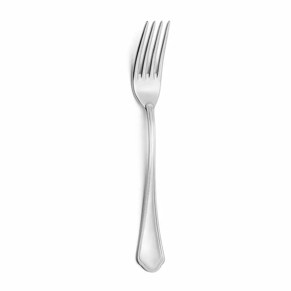 Juego completo de cubiertos de acero inoxidable de diseño de lujo de 24 piezas - Boss Viadurini