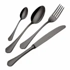 Juego completo de cubiertos de acero inoxidable de diseño de lujo de 24 piezas - Boss Viadurini