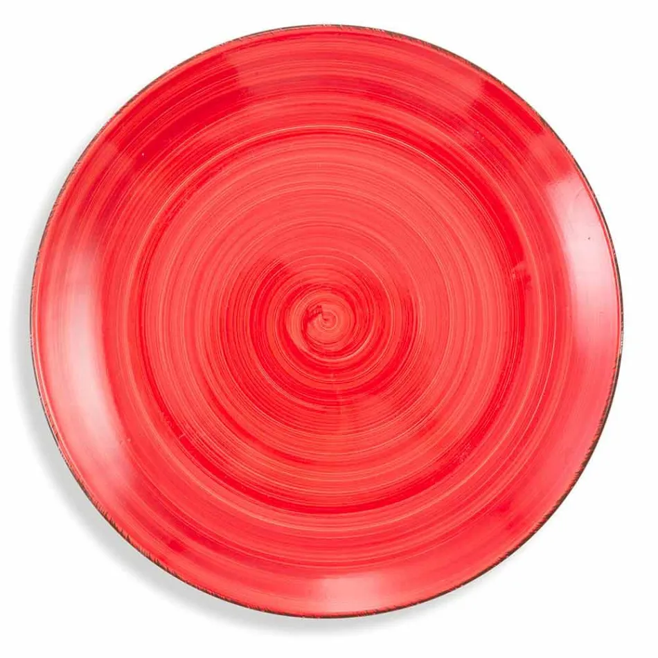 Vajilla con platos de colores 18 piezas en gres moderno - Abruzos Viadurini