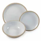 Vajilla Set Platos de colores Diseño completo de 18 piezas - Osteria Viadurini