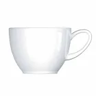 Juego de Té Completo de Diseño Moderno en Porcelana Blanca 14 Piezas - Telescopio Viadurini