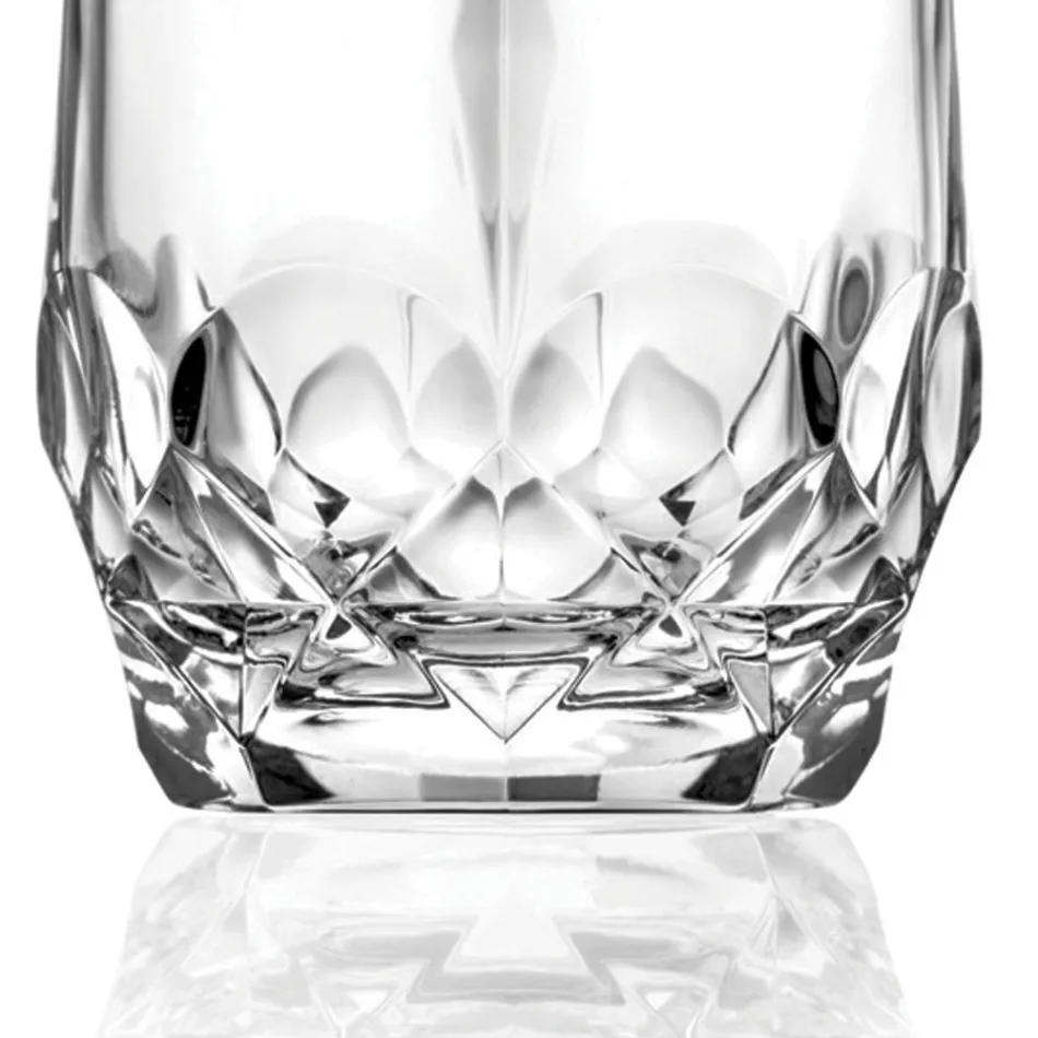 Servicio de Vasos de Whisky Cristal Ecológico 12 Piezas - Bromeo Viadurini