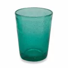 Set de 6 vasos de vidrio soplado de colores de Abruzzo - Agua Viadurini