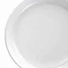 Plato llano de porcelana de diseño moderno blanco, 24 piezas - Ártico Viadurini