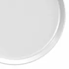 Plato llano de porcelana de diseño moderno blanco, 24 piezas - Ártico Viadurini