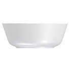 Plato llano de porcelana de diseño moderno blanco, 24 piezas - Ártico Viadurini