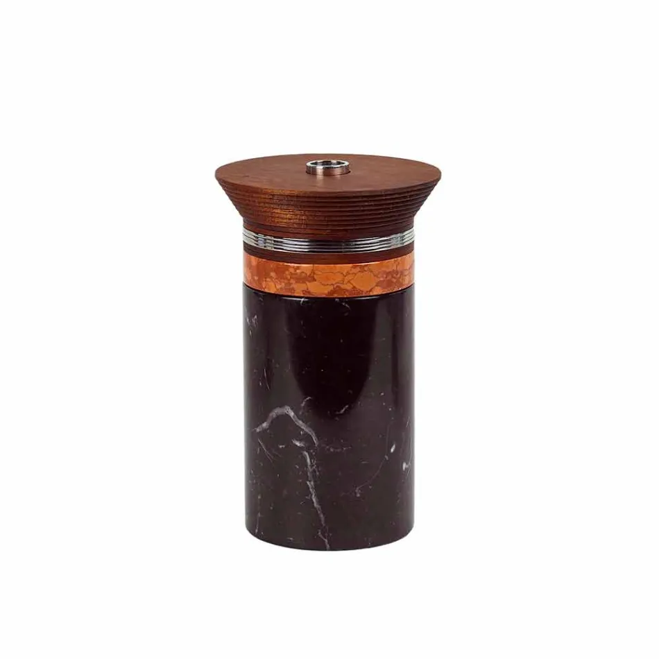 Servicio de cócteles Aperitivo Accesorios en mármol, madera, acero - Norman Viadurini