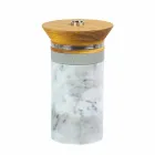 Servicio de cócteles Aperitivo Accesorios en mármol, madera, acero - Norman Viadurini