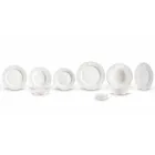 Juego de 27 elegantes platos de diseño de porcelana blanca - Gimignano Viadurini