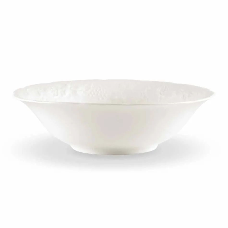 Juego de 27 elegantes platos de diseño de porcelana blanca - Gimignano Viadurini