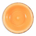 Set de platos de gres pintados a mano de colores Set 18 piezas - Abruzzo3 Viadurini