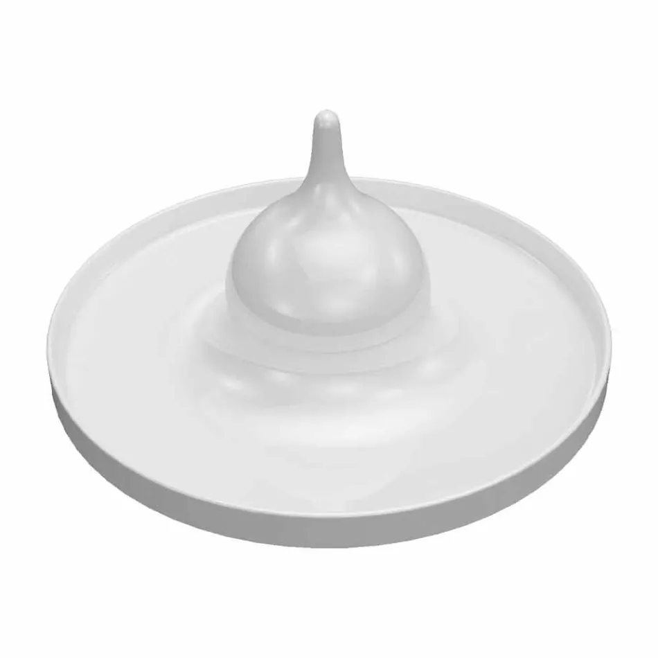 Juego de platos de aperitivo de porcelana de diseño moderno 8 piezas - Galatino Viadurini